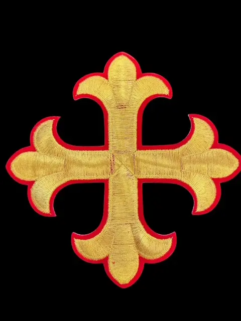 [CRU-10] Cruz bordada CRU-10