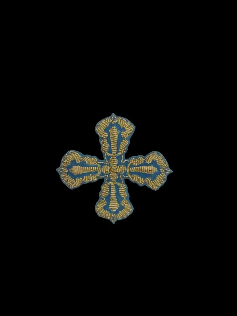 [CRU-18] Cruz bordada CRU-18