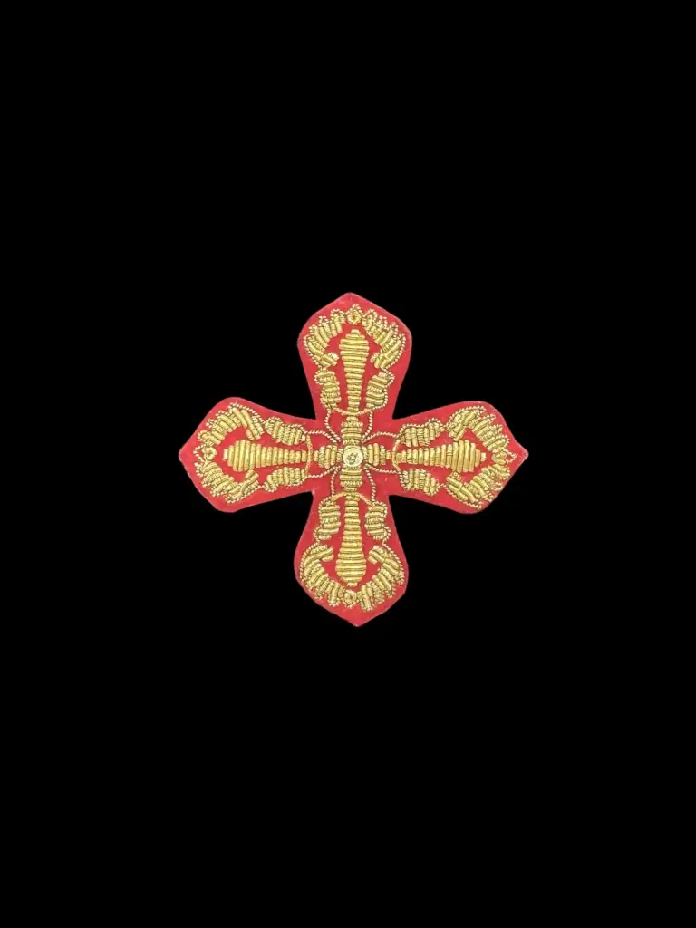 [CRU-20 grande] Cruz bordada CRU-20 grande