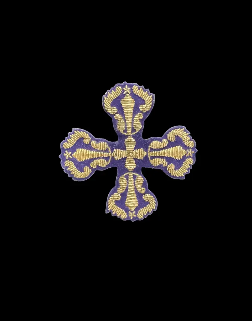 [CRU-27 grande] Cruz bordada CRU-27 grande